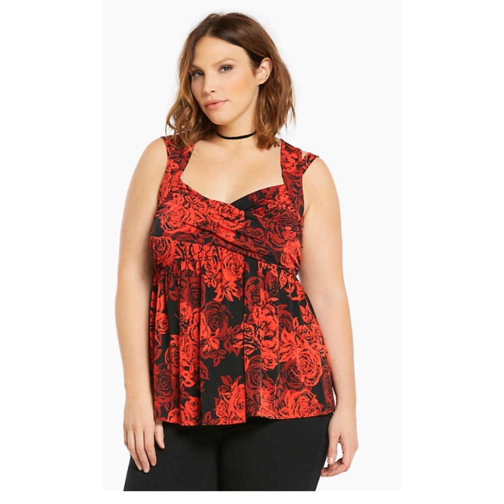 Torrid babydoll tank